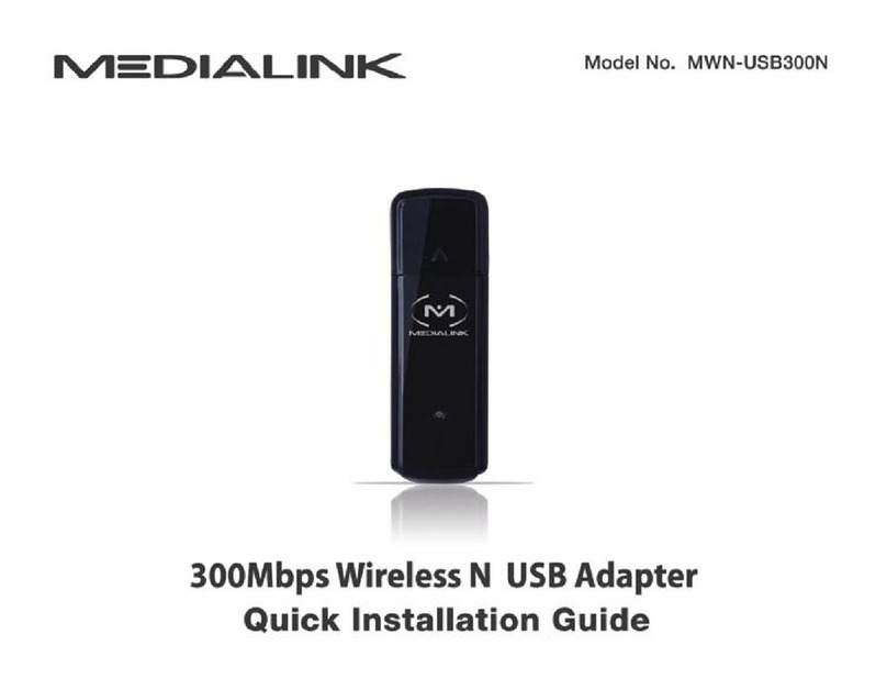 Medialink MWN-USB300N Quick installation guide