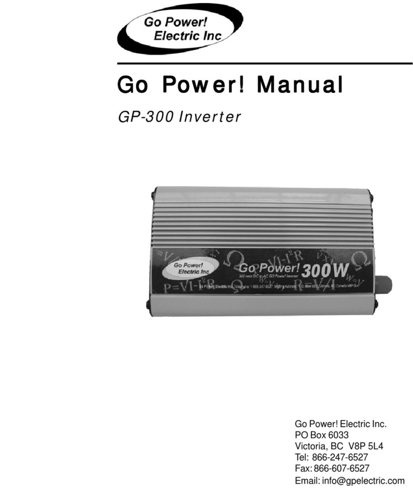 Go Power! Electric GP-300 user manual