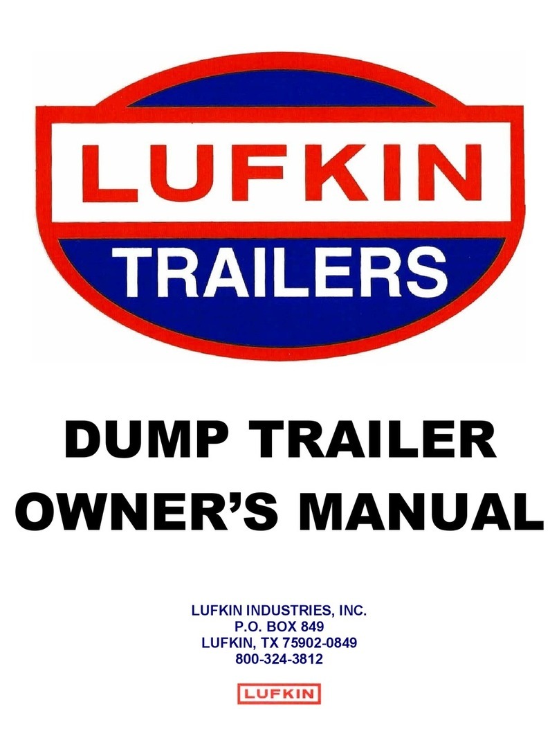 Lufkin Dump Trailer owner's manual