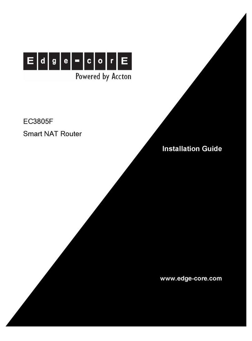 Edge-Core EC3805F installation guide Edge-Core EC3805F installation guide