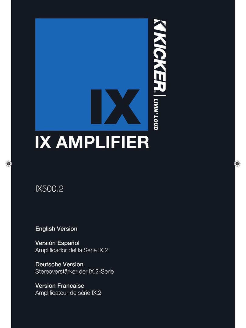 Kicker IX.2-SERIES User manual