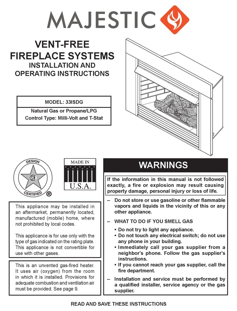 Majestic 33ISDG User manual