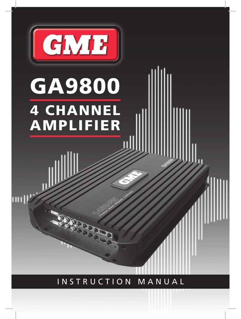GME GA9800 instruction manual