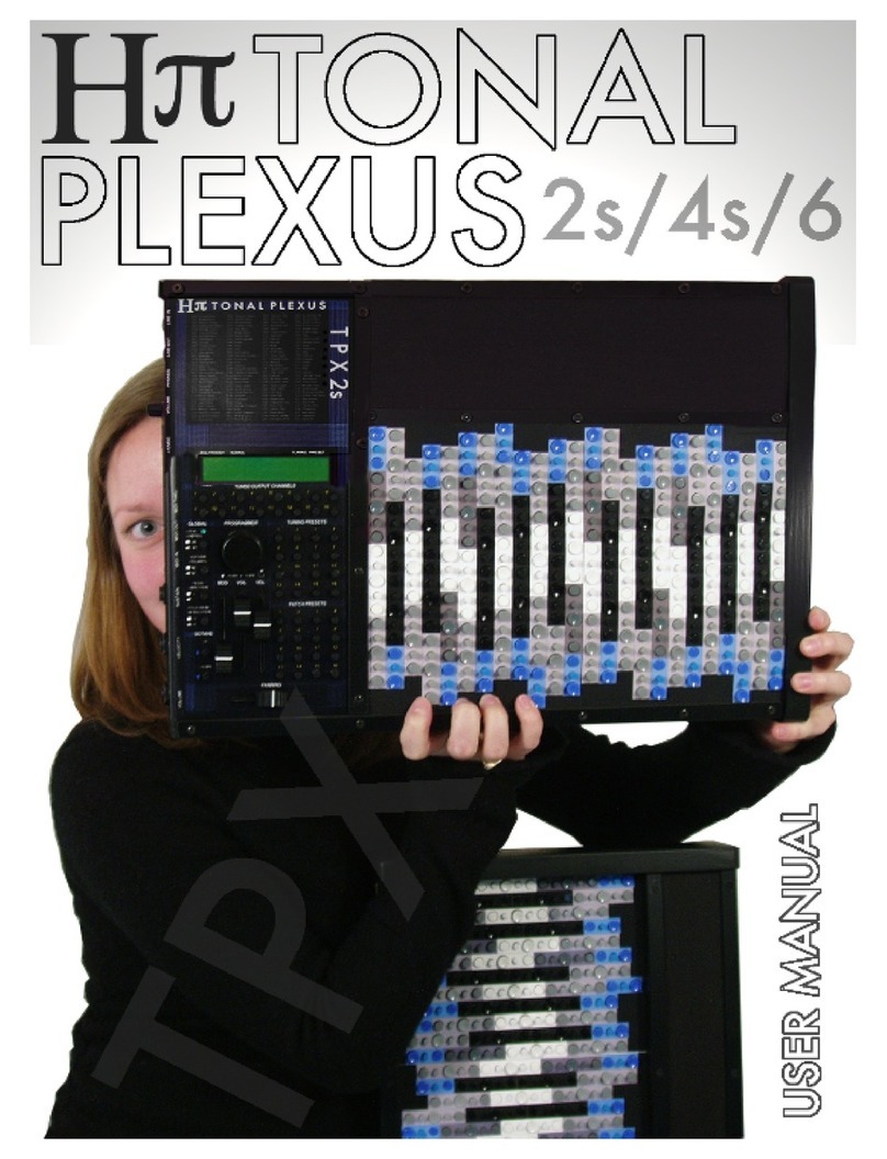 H-Pi Instruments Tonal Plexus TPX 2s user manual