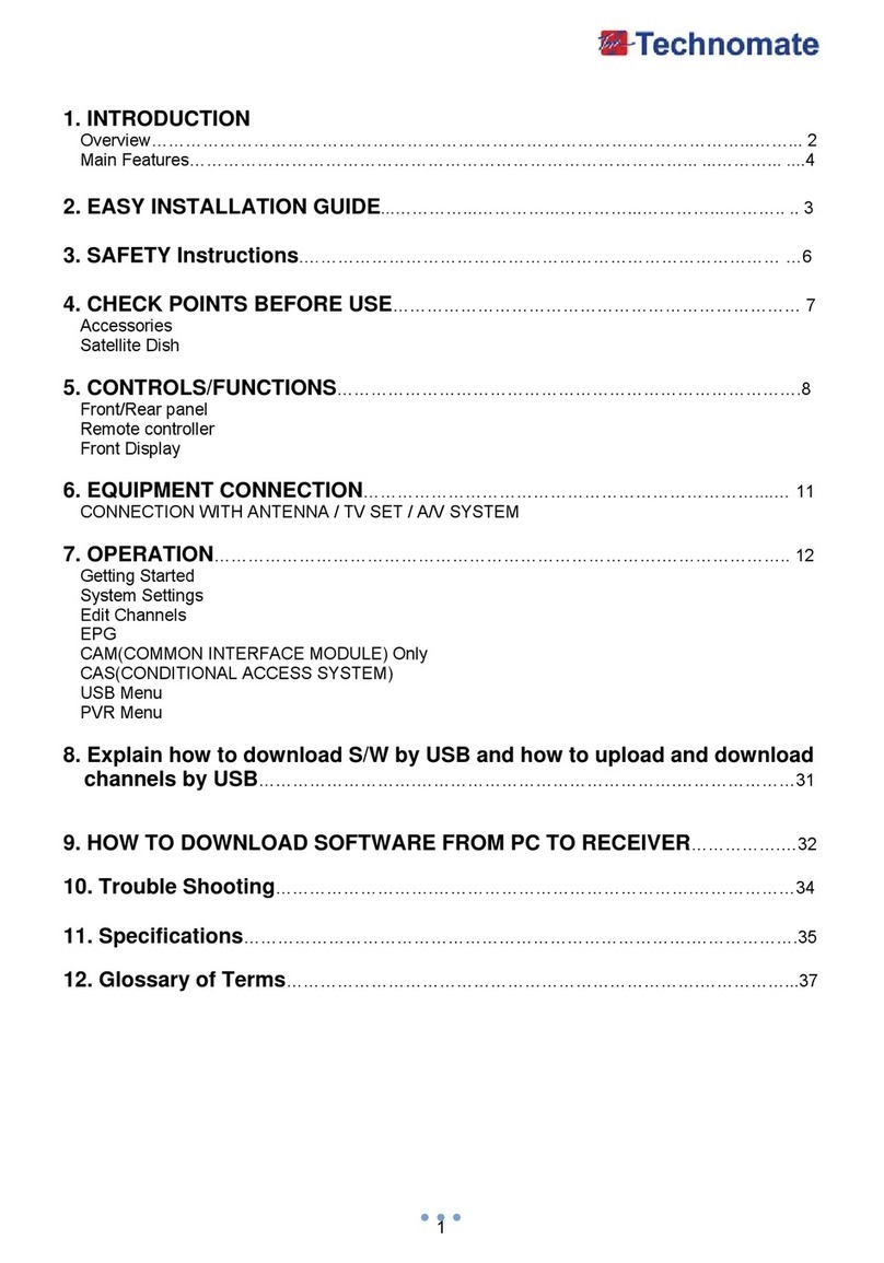 Technomate TM-8000 HD User manual