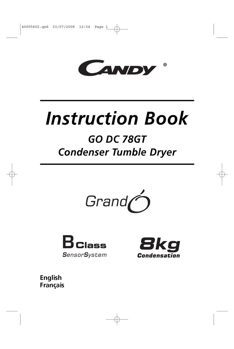 Candy GO DC 78GT User manual