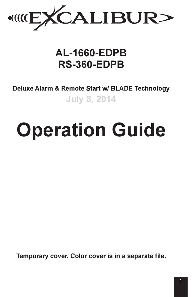 Excalibur AL-1660-EDPB Operation guide