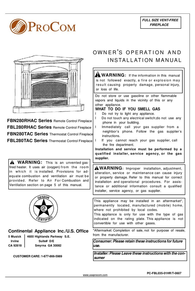 Procom FBN280RHAC Series Quick start guide