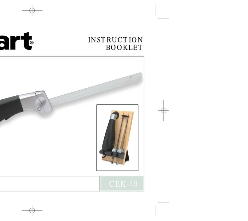 Cuisinart CEK-40 Instruction booklet