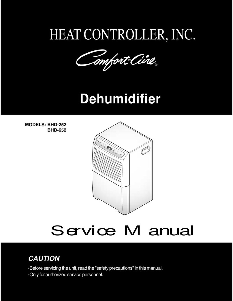 Heat Controller Comfort-Aire BHD-252 User manual