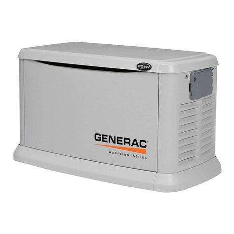 Generac Power Systems 7 kW NG Operating instructions
