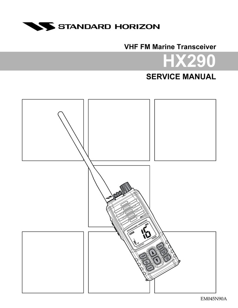 Standard Horizon HX290 User manual
