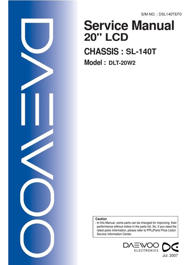 Daewoo DLT-20W2 Service manual