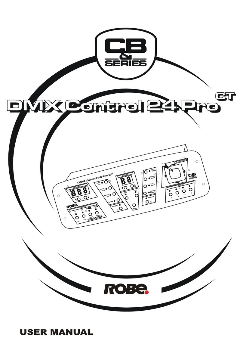 Robe DMX Control 24 Pro user manual