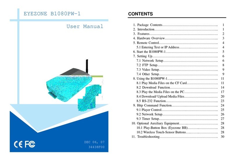 EYEZONE B1080PW-1 user manual