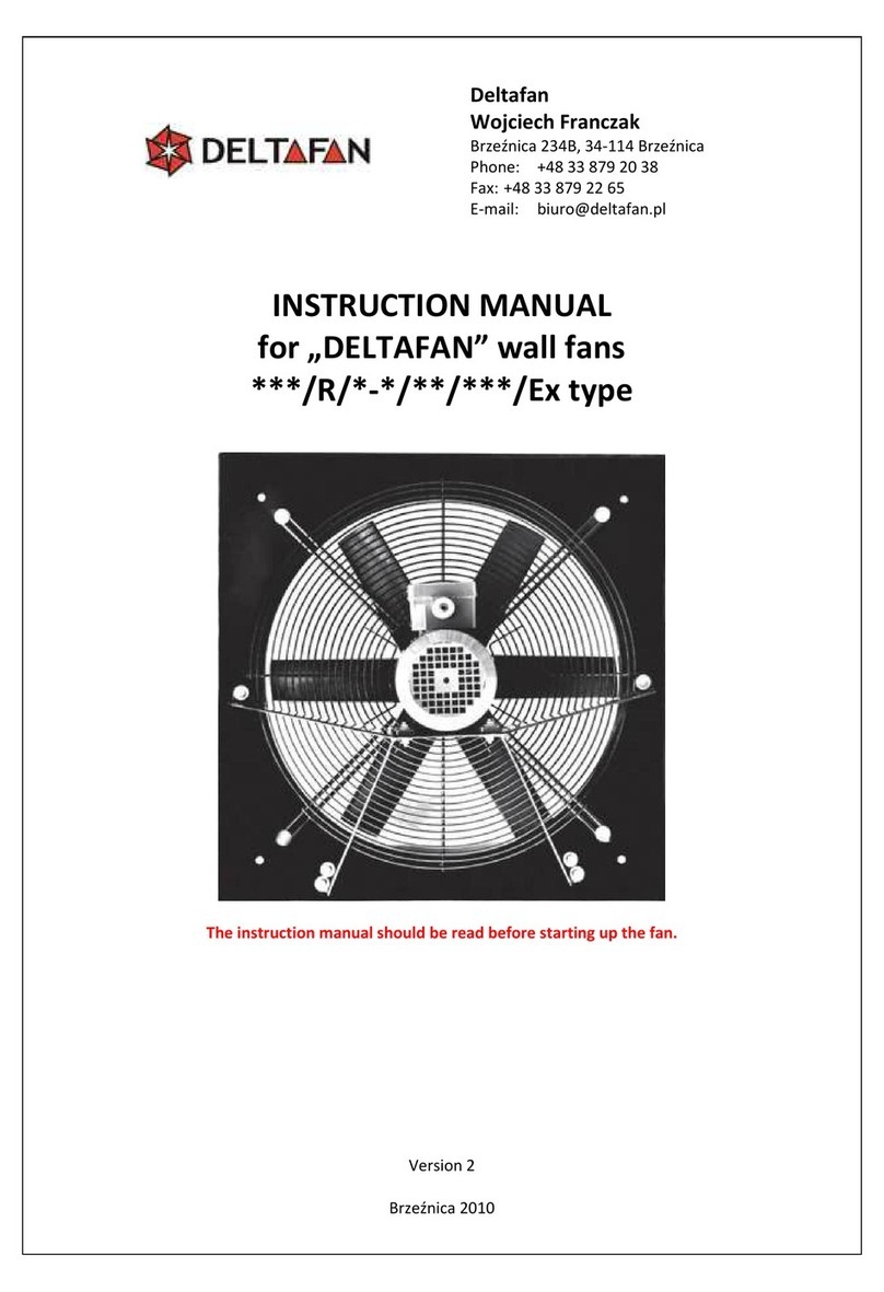 Deltafan Ex instruction manual