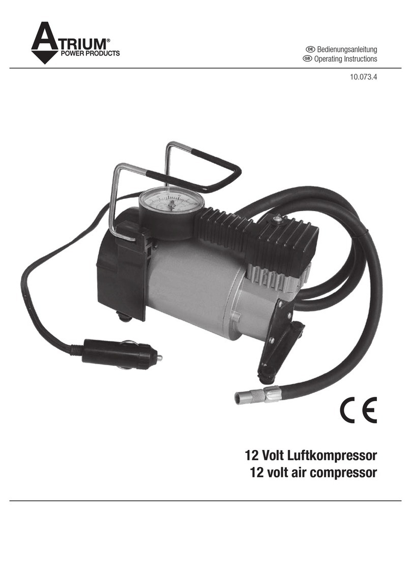 Atrium 12 volt air compressor operating instructions