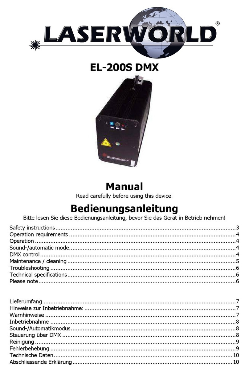 Laserworld EL-200S DMX User manual