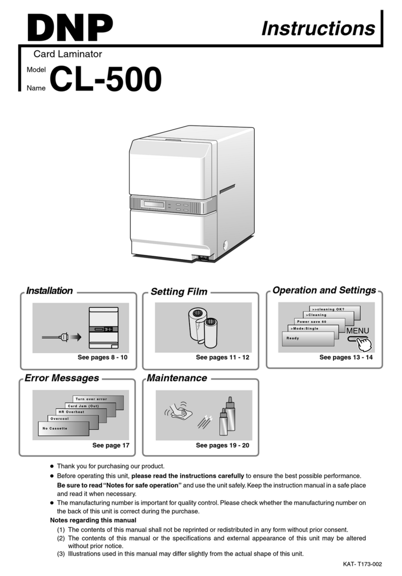 DNP CL-500 User manual