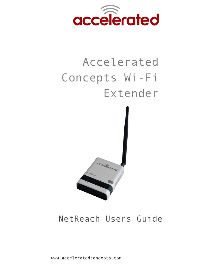 Accelerated Concepts NetReach User manual