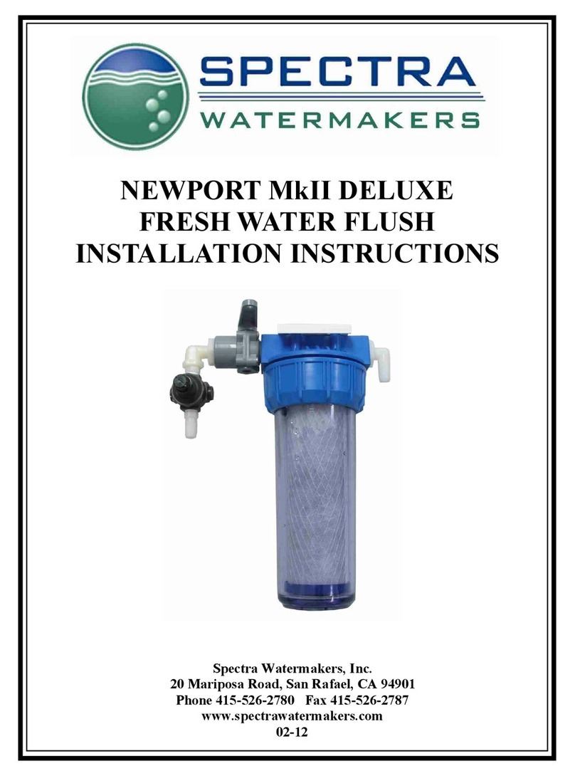 Spectra Watermakers Newport MkII Deluxe installation instructions