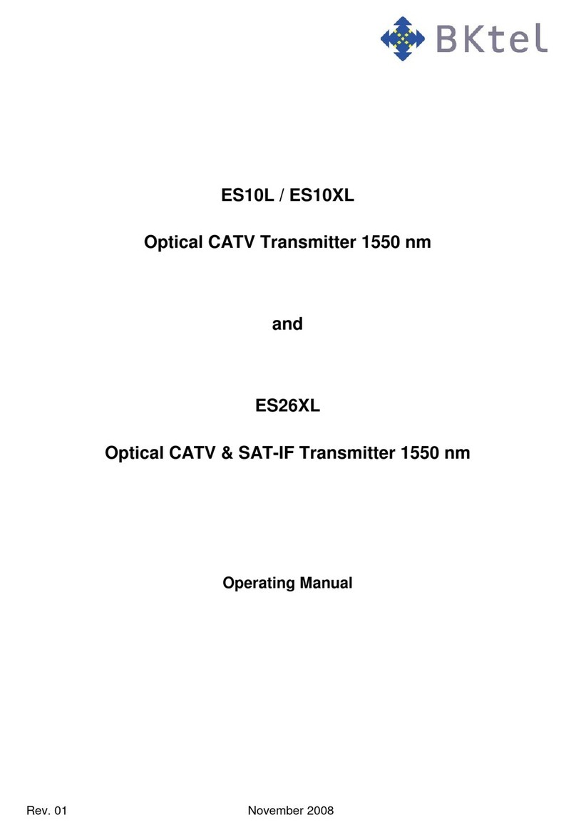 Bktel ES10L operating manual
