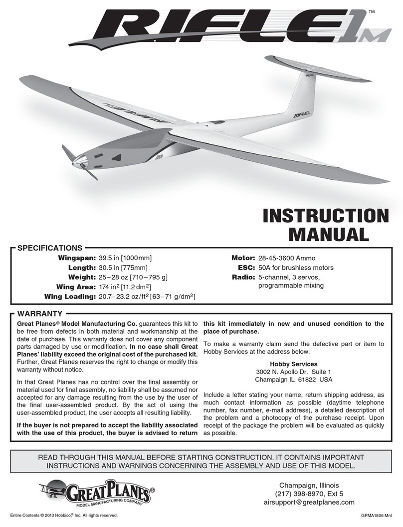 GREAT PLANES RIFLE1m instruction manual