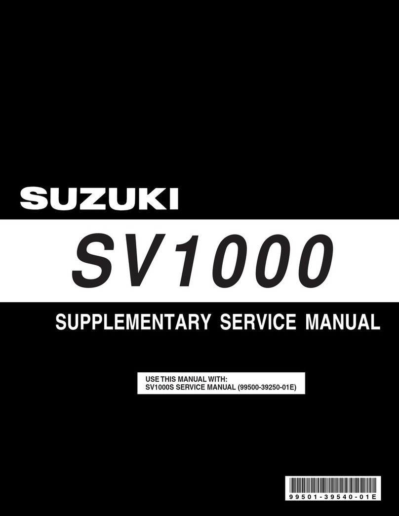 Suzuki SV1000 User manual