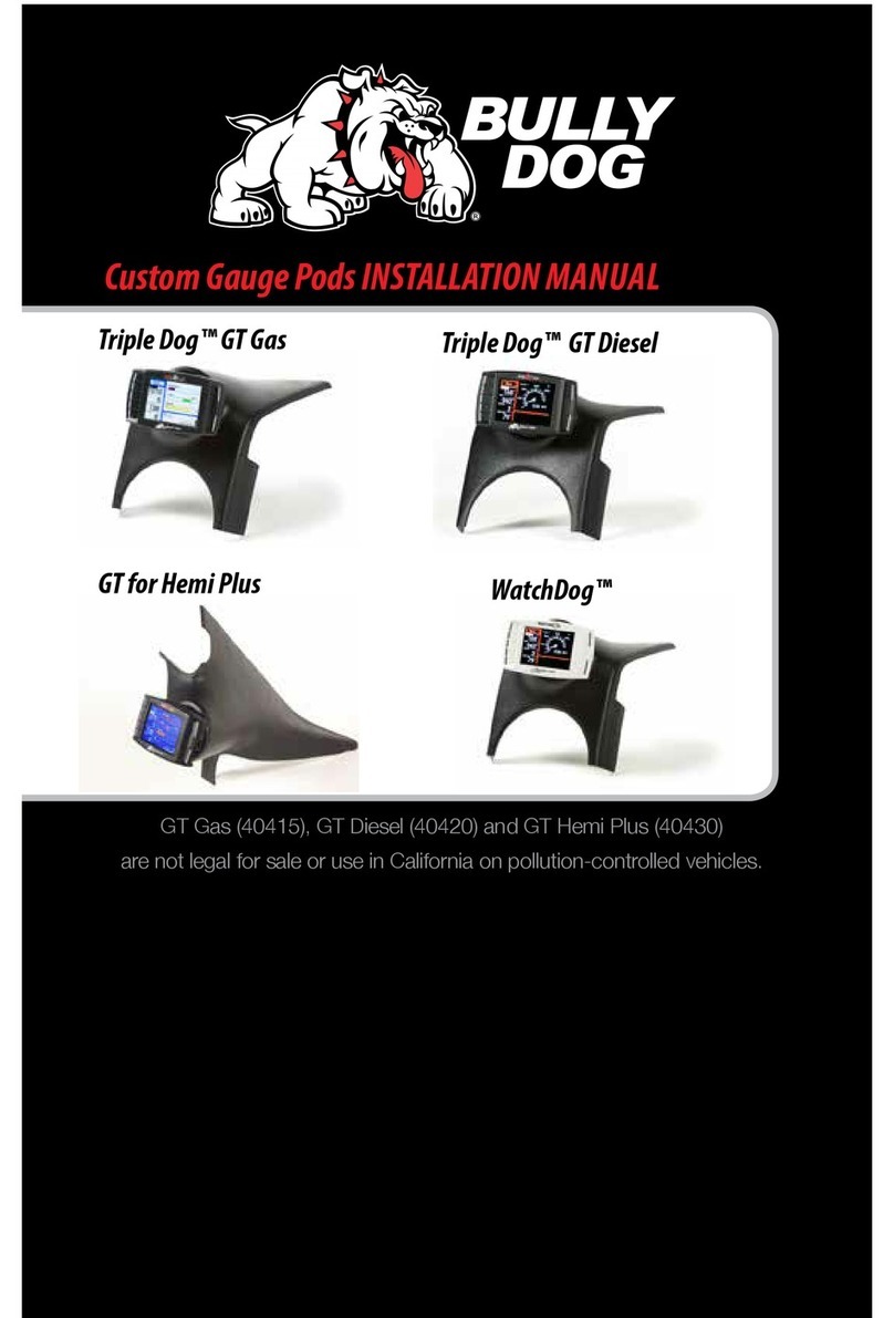 Bully Dog Triple Dog GT Gas User manual