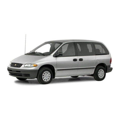 Chrysler 1998 Voyager User manual Chrysler 1998 Voyager User manual