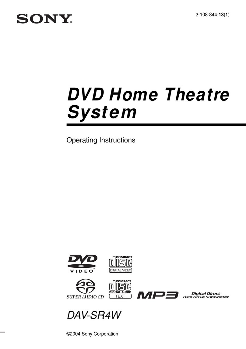 Sony DAV-SR4W owner's manual