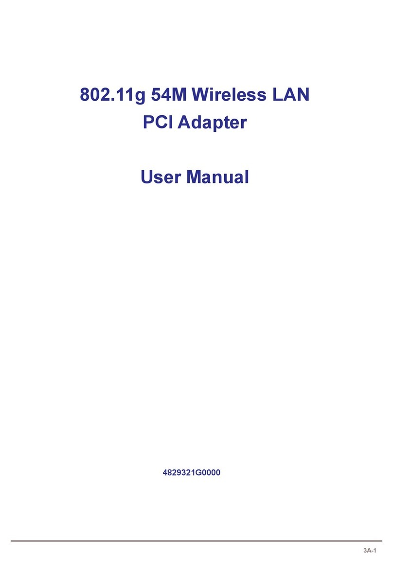 Delta 54Mbps WLAN PCI Adapter user manual