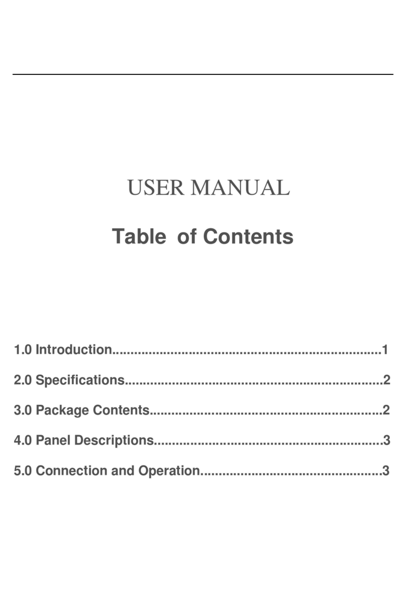 Cat5 4x2 matrix user manual
