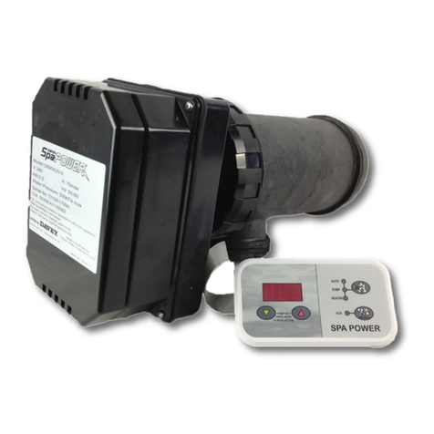 Spa-Quip SPA POWER 500A Quick user guide