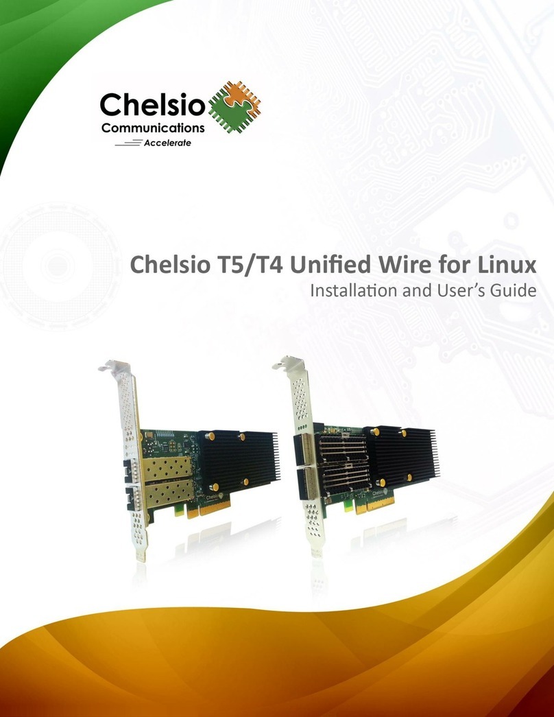 Chelsio Communications Chelsio T5 user guide
