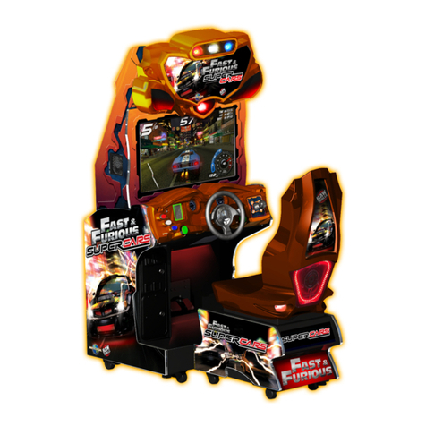 Raw Thrills Fast&Furious SUPERCARS Operator's manual Raw Thrills Fast&Furious SUPERCARS Operator's manual
