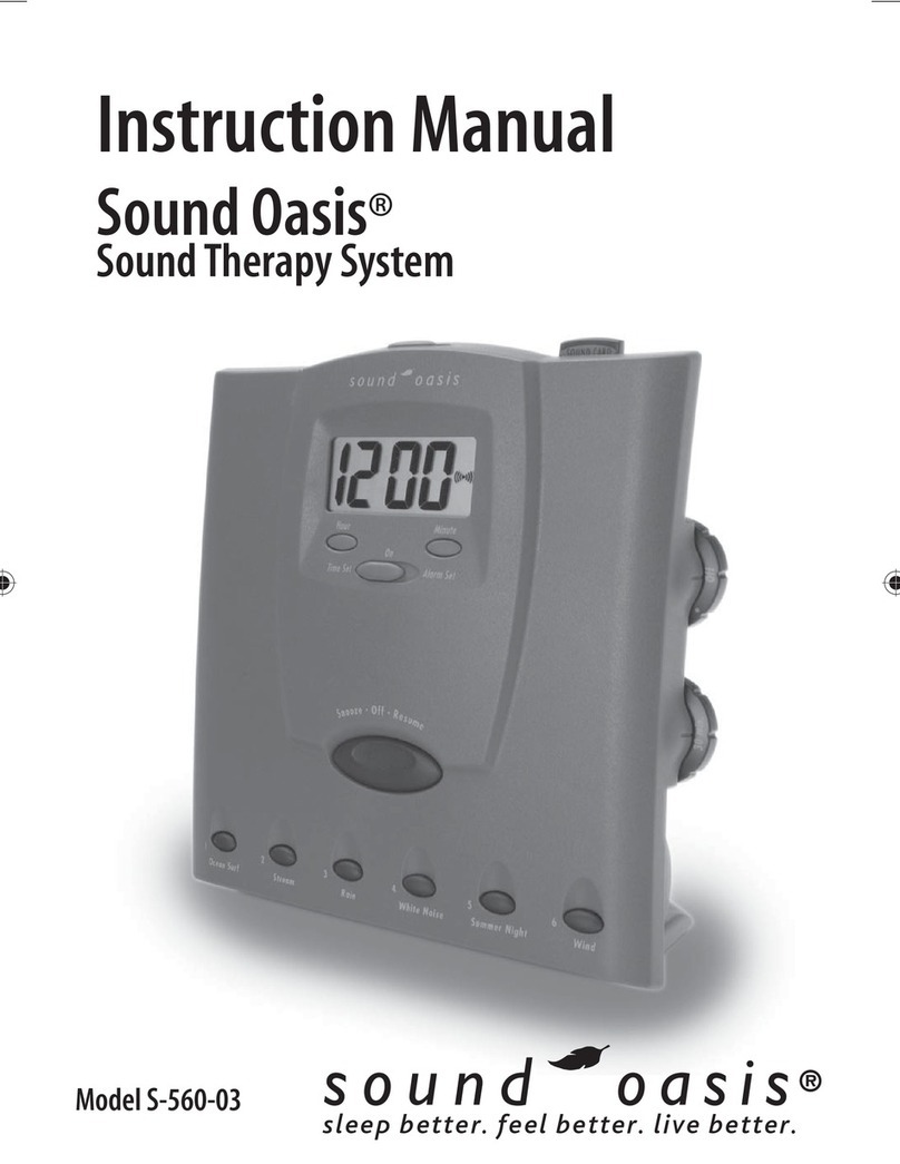 Sound Oasis S-560-03 instruction manual
