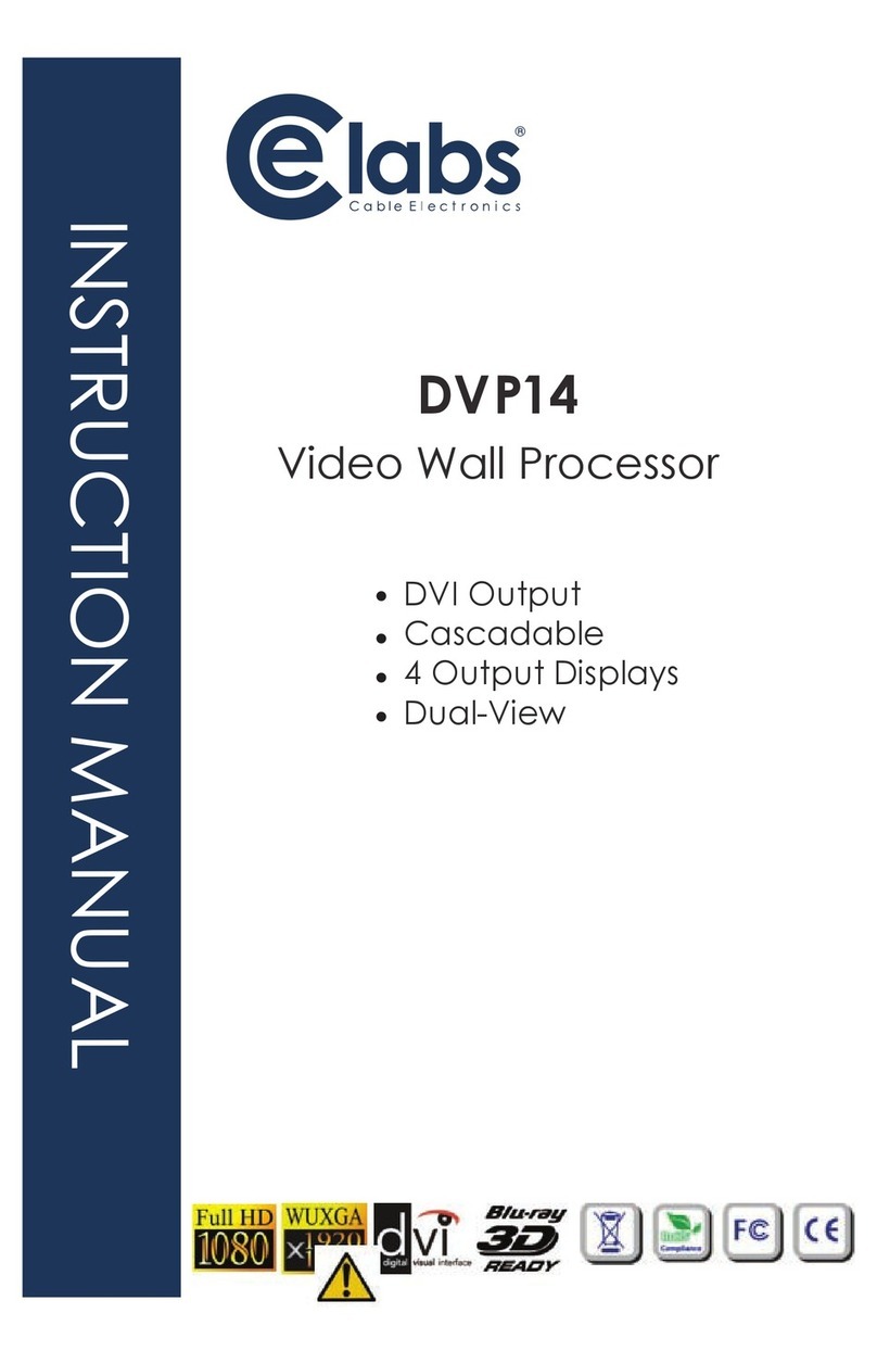 Cable Electronics DVP14 instruction manual