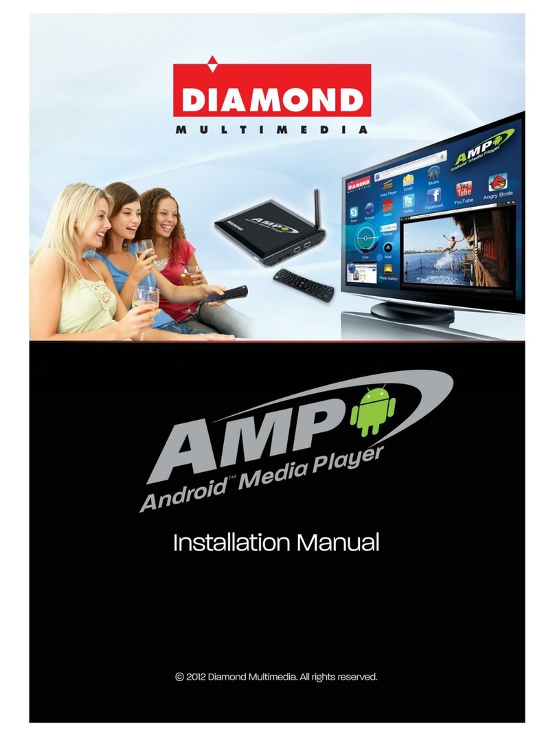 Diamond Multimedia AMP1000 installation manual