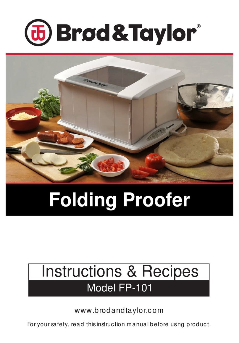 Brod & Taylor FP-101 Instructions & recipes