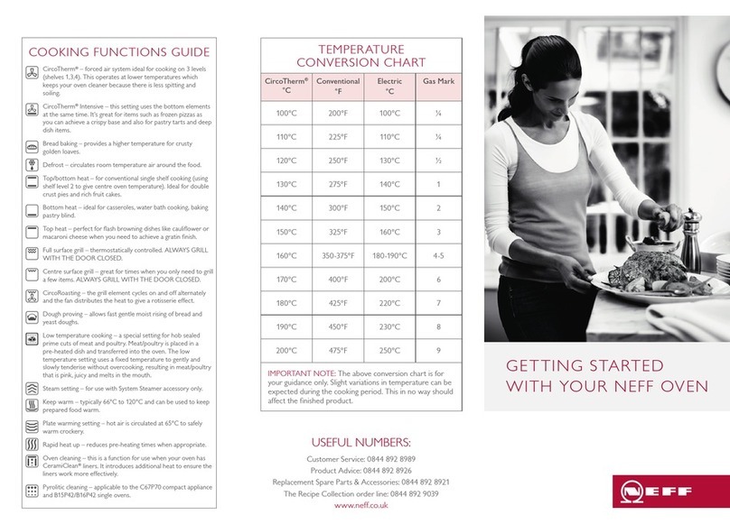 NEFF Oven User manual