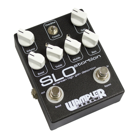 Wampler SLOstortion User manual