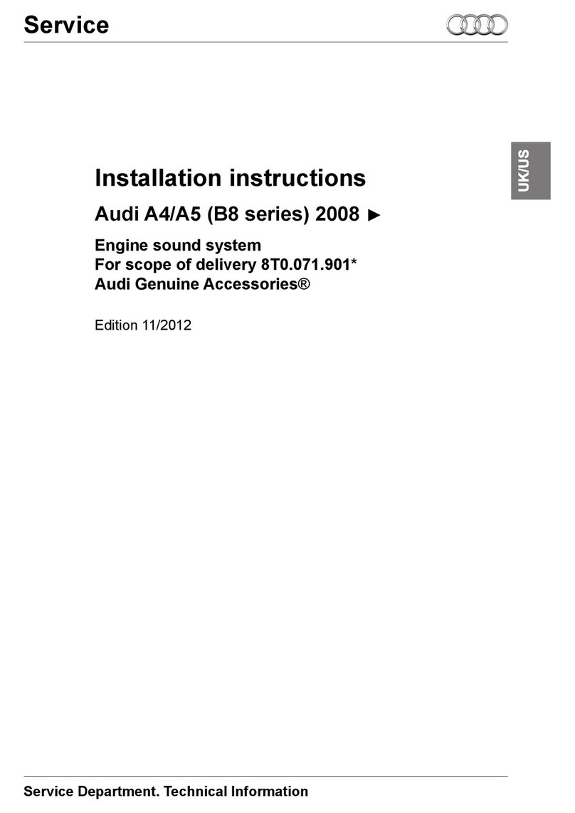 Audi A4 -  GUIDE 2008 installation instructions