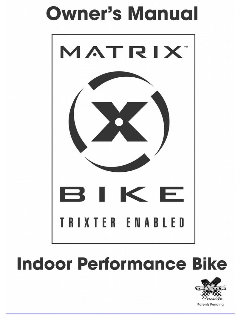 Trixter Matrix Bike owner's manual