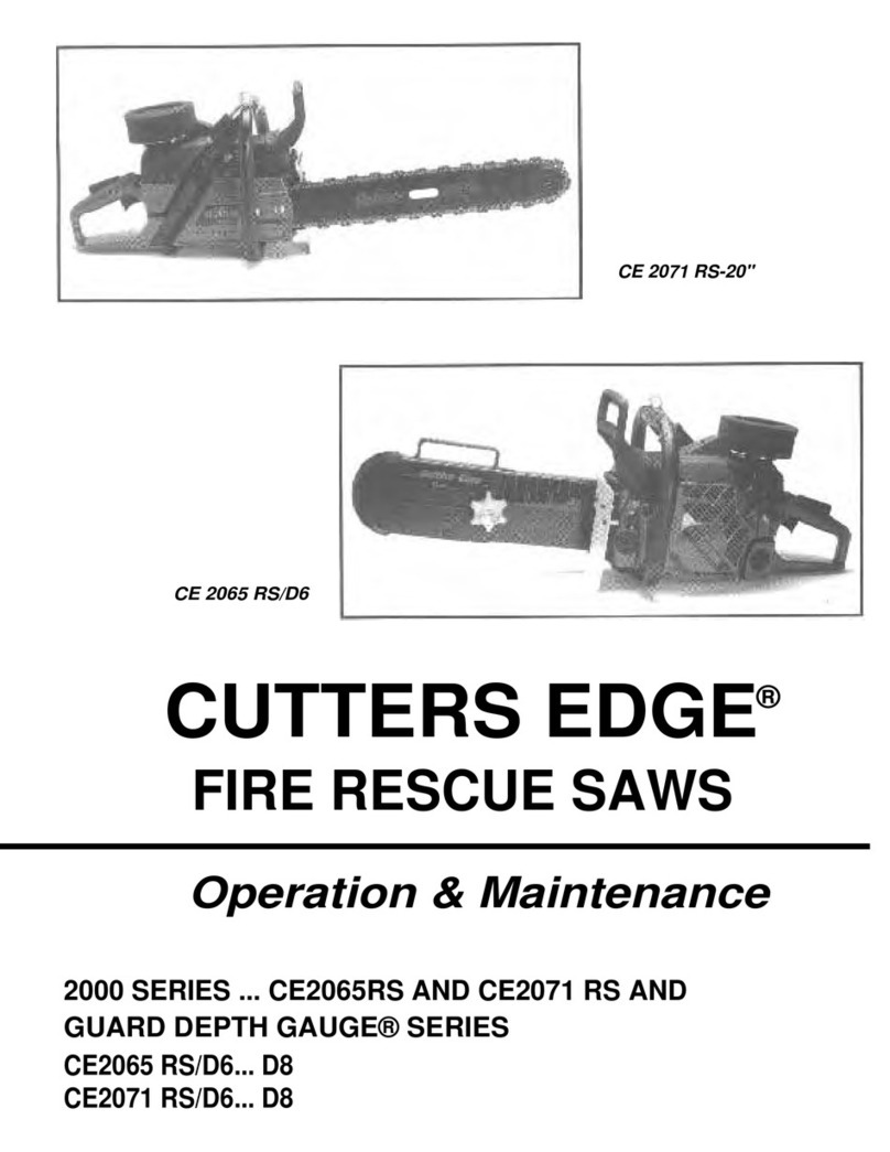 Cutters Edge 2000 Series operation & maintenance