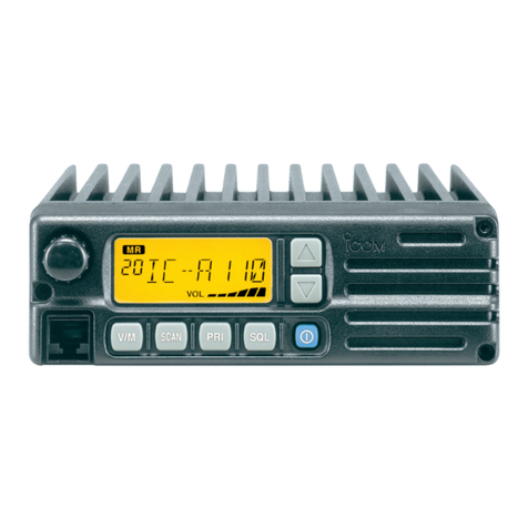 Icom IC-A110EURO instruction manual