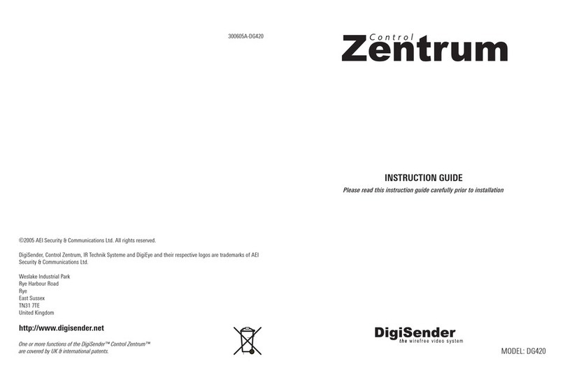 DigiSender Zentrum Control DG420 Manual