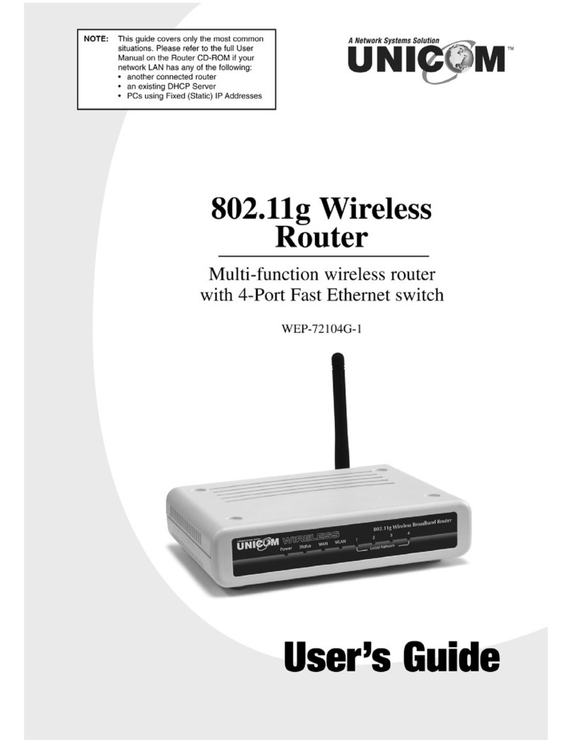 Uni-Com WEP-72104G-1 user guide