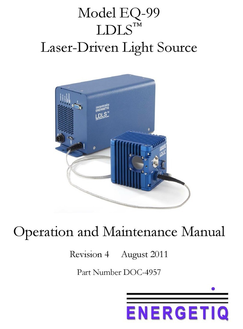 Energetiq LDLS EQ-99 Operation and maintenance manual