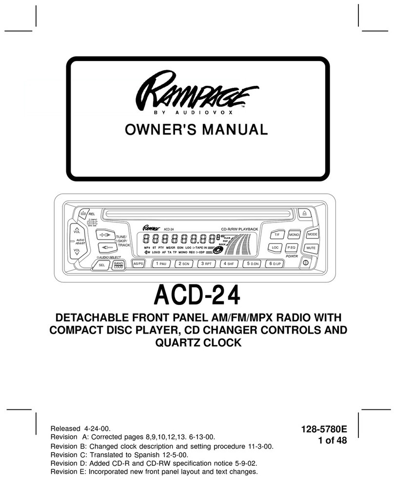 Rampage ACD-24 User manual